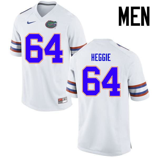 NCAA Florida Gators Tyler Jordan Men's #64 Nike White Stitched Authentic College Football Jersey JYO1264JY